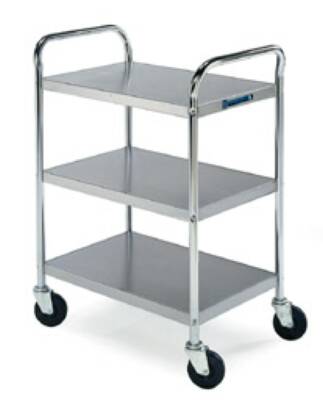 Lakeside Manufacturing Utility Cart Stainless Steel 23 X 36 X 37 Inch Silver 23 X 36 X 37 Inch Shelves - Each - 499-EA