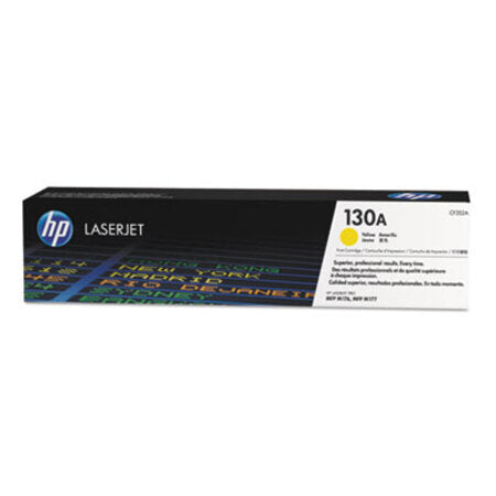 HP HP 130A, (CF352A) Yellow Original LaserJet Toner Cartridge - Each - HEW-CF352A-EA