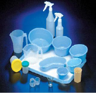DeRoyal Graduated Medicine Cup 1 oz. Clear Plastic Disposable - Case of 100 - 10-3210-CS