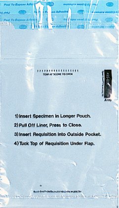 Minigrip Specimen Transport Bag with Document Pouch Speci-Gard® 6 X 10 Inch Adhesive Closure Instructions for Use NonSterile - Case of 1000 - UF95-600-CS