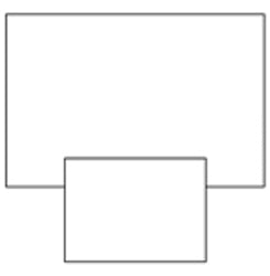 O&M Halyard Inc Table Cover 73-3/4 W X 110 L Inch / Skirt:60 X 44 Inch Overhead Table - Case of 14 - 89641-CS