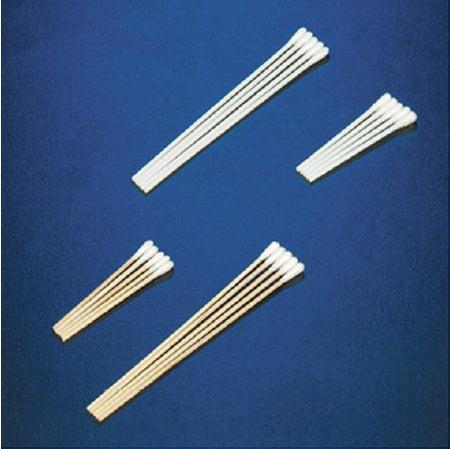 DeRoyal Swabstick Cotton Tip Plastic Shaft 3 Inch Sterile 100 per Pack - Case of 2000 - 30-353-CS
