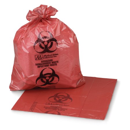 McKesson Infectious Waste Bag McKesson 40 to 45 gal. Red Bag 40 X 46 Inch - Case of 150 - 03-4543-CS