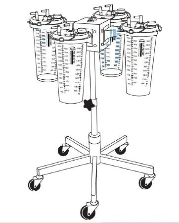 Bemis Healthcare Suction Canister Stand - Case of 1 - 533910-CS