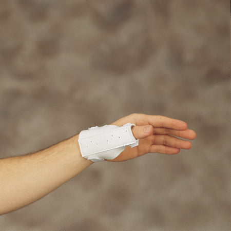 DeRoyal Thumb Splint DeRoyal® One Size Fits Most Hook and Loop Closure Left Hand Brown - Each - 5026-00-EA