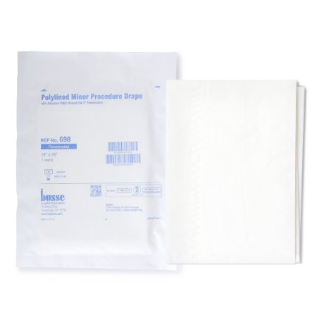 Busse Hospital Disposables Surgical Drape Minor Procedure Drape 18 W X 26 L Inch Sterile - Case of 4 - 698-CS