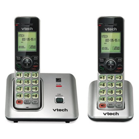 Vtech® CS6619-2 Cordless Phone System, Base and 1 Additional Handset - Each - VTE-CS66192-EA