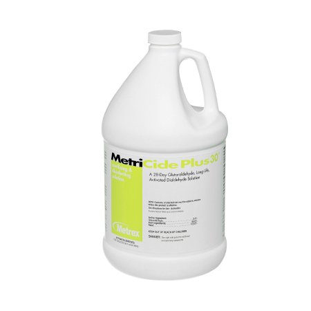 Metrex Research Glutaraldehyde High-Level Disinfectant MetriCide Plus 30® Activation Required Liquid 1 gal. Jug Max 28 Day Reuse - GL/1 - 10-3200-GL