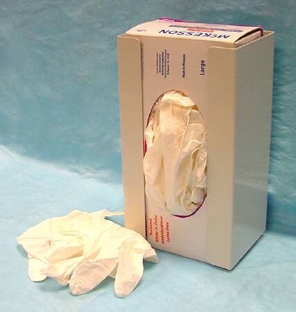 Phipps & Bird Glove Box Holder McKesson By Design™ Horizontal Mounted 1-Box Capacity Cream 3-5/8 X 4-1/2 X 10-3/4 Inch Steel - Each - 28-GBH-13-EA