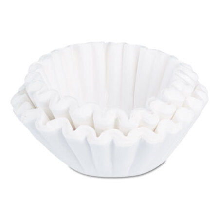BUNN® Commercial Coffee Filters, 32 Cup Size, Flat Bottom, 50/Cluster, 10 Clusters/Pack - Each - BUN-GOURMET504-EA