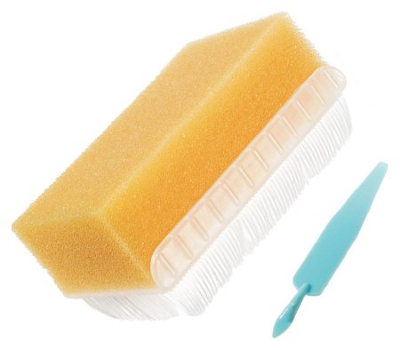 BD Scrub Brush BD E-Z Scrub™ Polyethylene Bristles Green - Box of 30 - 371603-BX