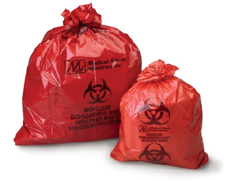 Medegen Medical Products LLC Biohazard Waste Bag Medegen Medical Products 44 gal. Red Bag Polyethylene 38 X 45 Inch - Case of 200 - 109-CS