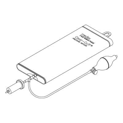 Smiths Medical ASD, Inc. Disposable Pressure Infusor Bag Clear-Cuff® 500 mL - Case of 10 - MX4705-CS