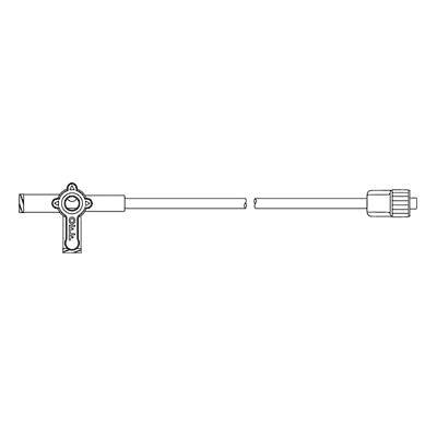 Smiths Medical ASD, Inc. IV Extension Set Small Bore 20 Inch Tubing Without Filter - Case of 50 - MX522L-CS