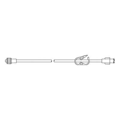 Smiths Medical ASD, Inc. IV Extension Set Low-Vol™ Small Bore 60 Inch Tubing Without Filter - Case of 25 - 5360225C-CS