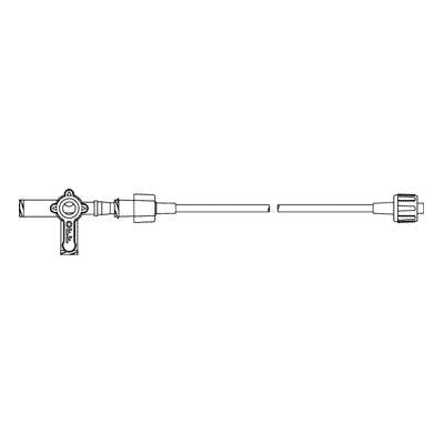 Smiths Medical ASD, Inc. IV Extension Set Low-Vol™ Mini Bore 60 Inch Tubing Without Filter - Case of 25 - 536035SC-CS