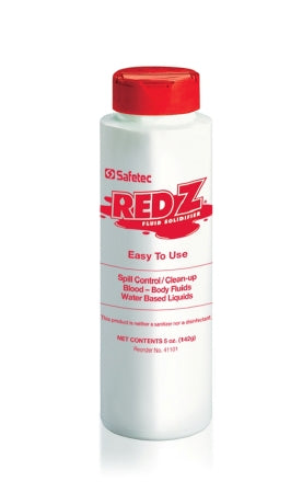 Safetec of America Spill Control Solidifier Red Z™ Shaker Top Bottle 5 oz. - Box of 24 - 41101-BX