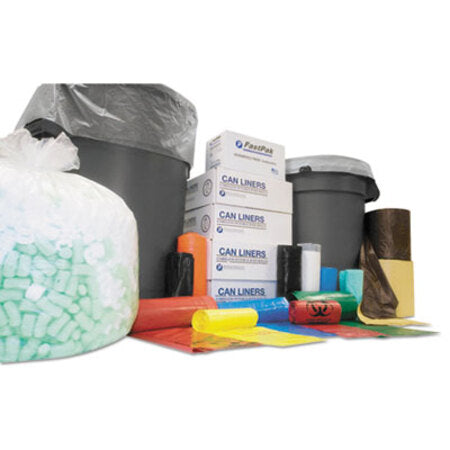 Inteplast Group Institutional Low-Density Can Liners, 10 gal, 1.3 mil, 24" x 23", Red, 25 Bags/Roll, 10 Rolls/Carton - CT/1 - IBS-SL2423R-CT