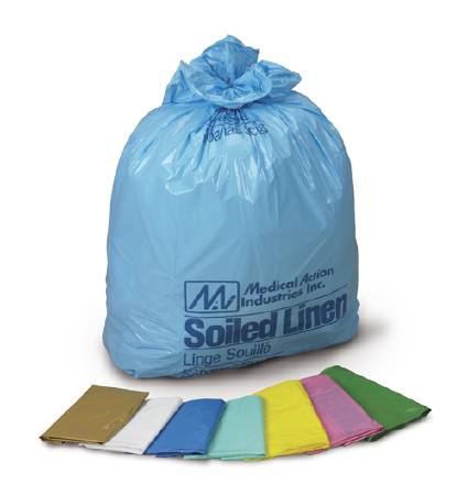 Medegen Medical Products LLC Laundry Bag Ultra-Tuff 30 to 33 gal. Capacity 8 X 23 X 41 Inch - Case of 250 - 47-09-CS