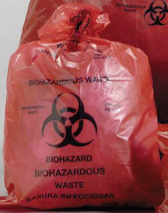 Medegen Medical Products LLC Biohazard Waste Bag Medegen Medical Products 1 to 3 gal. Red Bag Polyethylene 11 X 14 Inch - Case of 500 - 50-40-CS