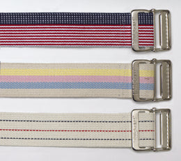 Skil-Care Gait Belt 60 Inch Length Pastel Stripe Cotton - Each - 252060-EA
