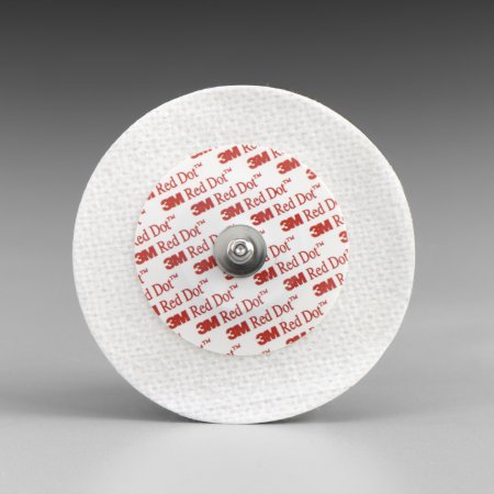 3M ECG Monitoring Electrode Cloth Backing Non-Radiolucent Snap Connector 50 per Pack - Case of 1000 - 2238-CS