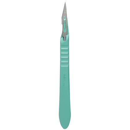 Integra Lifesciences Scalpel Miltex® No. 11 Stainless Steel / Plastic Classic Grip Handle Sterile Disposable - Box of 10 - 4-411-BX