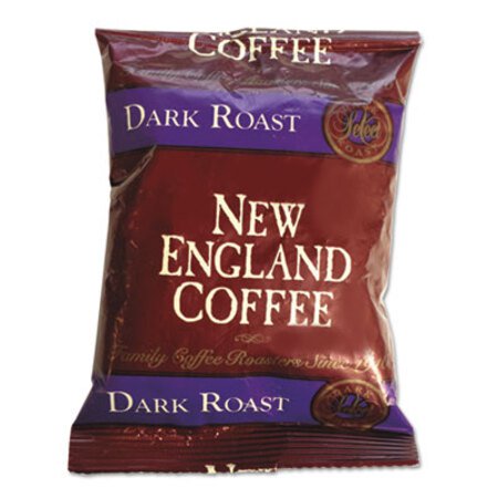 New England® Coffee Coffee Portion Packs, French Dark Roast, 2.5 oz Pack, 24/Box - CT/1 - NCF-026190-CT