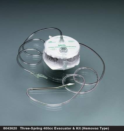 Bard Evacuator Kit Bard® 400 mL - Case of 10 - 0043620-CS