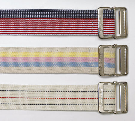 Skil-Care Gait Belt 60 Inch Length Pastel Stripe Cotton - Each - 252070-EA