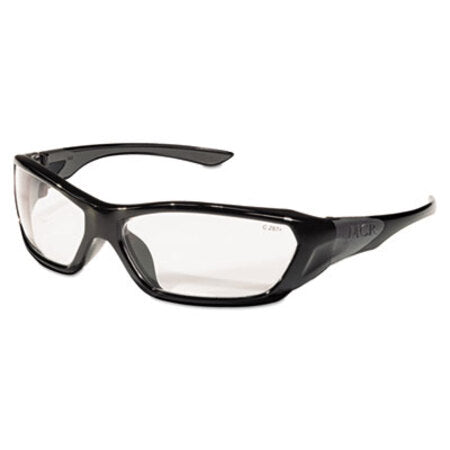 MCR™ Safety ForceFlex Safety Glasses, Black Frame, Clear Lens - Each - CRW-FF120-EA