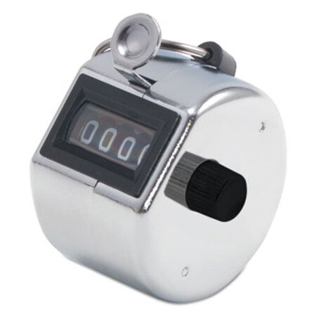 Bates® Tally I Hand Model Tally Counter, Registers 0-9999, Chrome - Each - AVT-9841000-EA