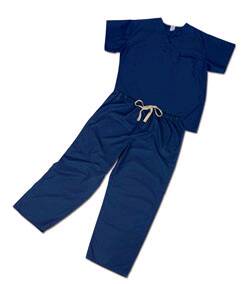 Medline Scrub Pants ComfortEase™ Reversible Large Ceil Blue Unisex - Each - 900JTHL-CM-EA