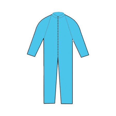 O&M Halyard Inc Coverall 2X-Large Blue Disposable NonSterile - Case of 24 - 75651-CS