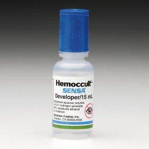 Hemocue Hematology Reagent Hemoccult® SENSA® Developer Fecal Occult Blood Test Proprietary Mix 15 mL - Box of 20 - 64115-BX