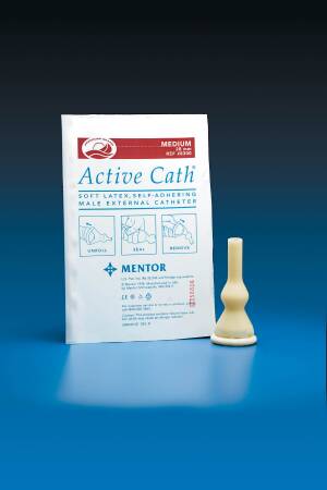 Coloplast Male External Catheter Freedom Cath® Self-Adhesive Strip Latex Small - Box of 30 - 8030-BX