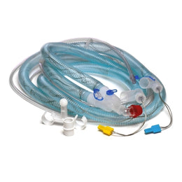 Medline Ventilator Circuit Corrugated Tube 72 Inch Tube Dual Limb Neonatal Without Breathing Bag Single Patient Use Non-Heated Wire Circuit - Case of 10 - HUD79032-CS
