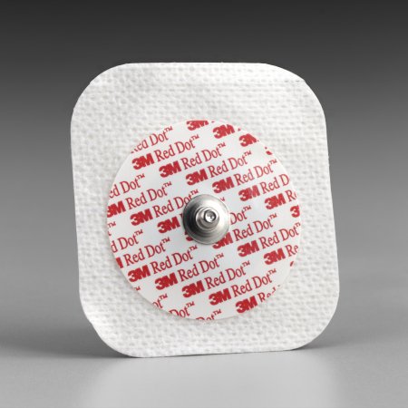 3M ECG Monitoring Electrode Cloth Backing Non-Radiolucent Snap Connector 50 per Pack - Case of 1000 - 2231-CS