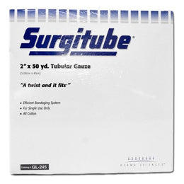 Gentell Tubular Retainer Dressing Surgitube® Cotton 2 Inch X 50 Yard Size 5P White Head / Shoulder / Breast / Leg NonSterile - Each - GL245-EA