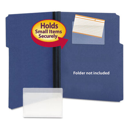 Smead™ Self-Adhesive Poly Pockets, Top Load, 5.31 x 33.63, Clear, 100/Box - Box of 1 - SMD-68153-BX
