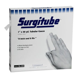 Gentell Tubular Retainer Dressing Surgitube® Cotton 1 Inch X 50 Yard Size 2 White Large Finger / Toe NonSterile - Each - GL220-EA