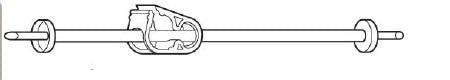 Baxter Urology Irrigation Set Uromatic 0.195 Inch ID 22 Inch 1 Lead - Case of 12 - 2C4006-CS