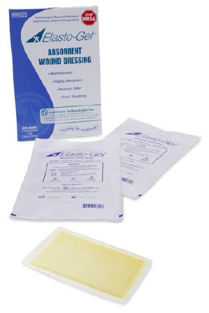 Southwest Technologies Bacteriostatic Wound Dressing Elasto-Gel™ 1/8 X 6 X 8 Inch - Case of 25 - DR8600-CS