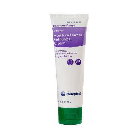 Coloplast Skin Protectant Baza® Antifungal 2 oz. Tube Scented Cream CHG Compatible - Each - 1611-EA