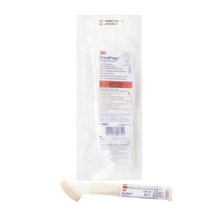 3M Skin Prep Solution 3M™ DuraPrep™ 6 mL Foam Applicator 0.7% / 74% Strength Iodine Povacrylex / Isopropyl Alcohol NonSterile - Each - 8635-EA