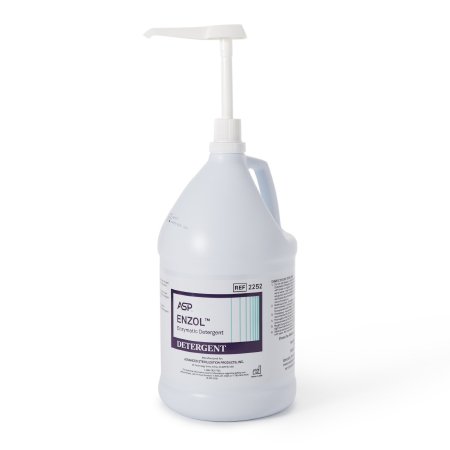 Advanced Sterilization Products Enzymatic Instrument Detergent Enzol® Liquid Concentrate 1 gal. Jug Spearmint Scent - Case of 4 - 2252-CS