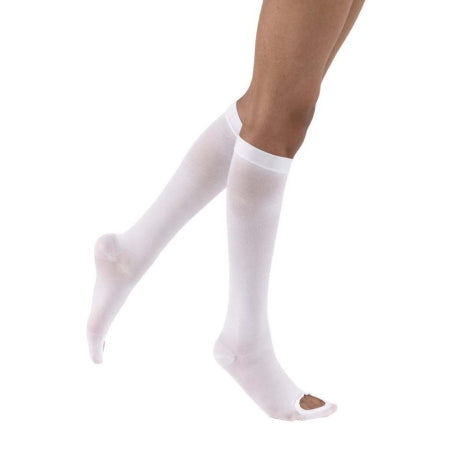 BSN Medical Anti-embolism Stocking JOBST® Anti-Em/GPT™ Knee High Large / Regular White Inspection Toe - Pair - 111410-PR