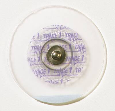 Nikomed USA ECG Monitoring Electrode Tape Backing Non-Radiolucent Snap Connector 30 per Pack - Case of 300 - 2014-CS