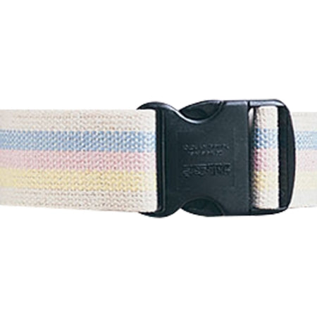 Skil-Care Gait Belt SkiL-Care™ 60 Inch Length Pastel Stripe Cotton - Each - 252061-EA