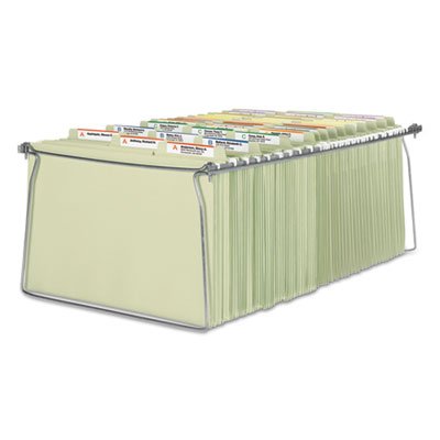 Smead™ Steel Hanging Folder Drawer Frame, Legal Size, 23" to 27" Long, Gray, 2/Pack - Pack of 1 - SMD-64873-PK